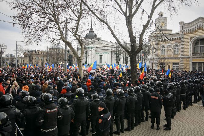 Moldavija protest