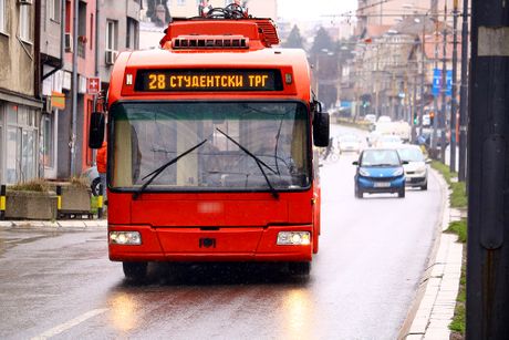 Trolejbus 28 linija 28 gsp gradski prevoz javni prevoz Dimitrija Tucovića