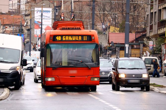Trolejbus 40 linija 40 gsp gradski prevoz javni prevoz Dimitrija Tucovića