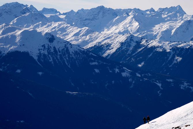 Alpi planina sneg