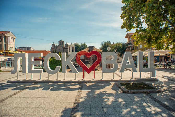 Panorama grada Leskovac centar