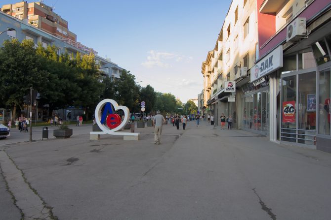 Panorama grada Leskovac centar