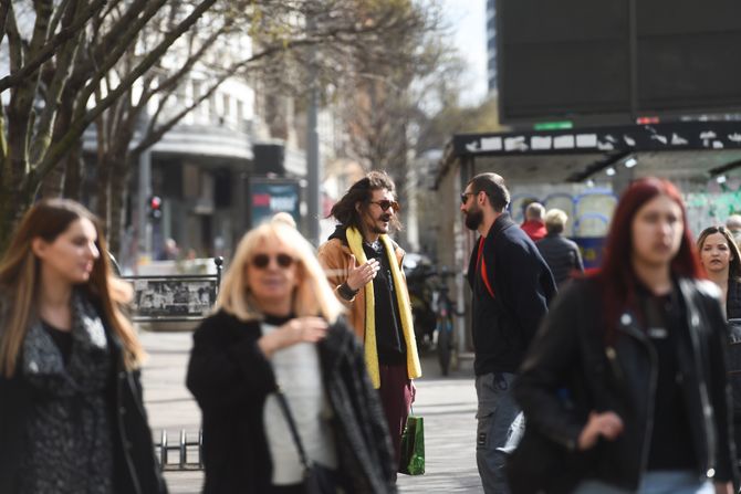 BEOGRAD  toplo vreme, vremenska prognoza, sunčan dan, šetači