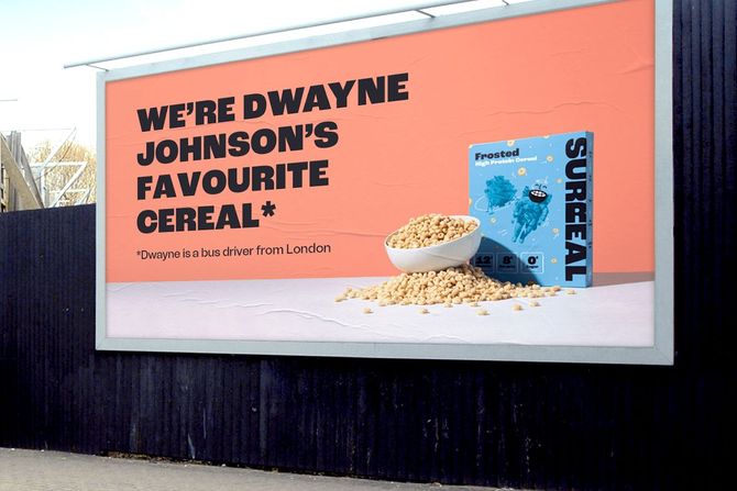 Surreal cereal, pahuljice, reklama