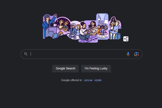 Google animacija 8. mart