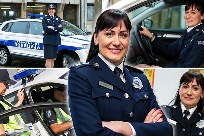 Isidora Jevtić policajka žena policajac saobraćajna policija Subotica