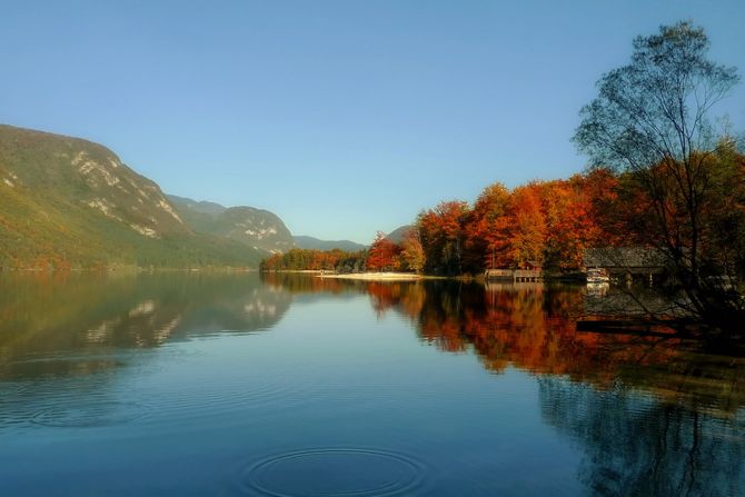 Bohinjsko jezero, Triglav, Slovenija
