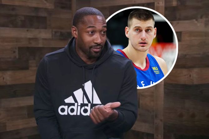 Gilbert Arinas i Nikola Jokić Gilbert Arinas i Nikola Jokić