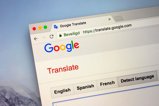 Google translate web verzija