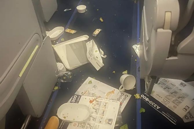 Rolanda Schmidt u avionu Rolanda Schmidt u avionu