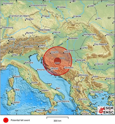 Zemljotres BiH Banjaluka
