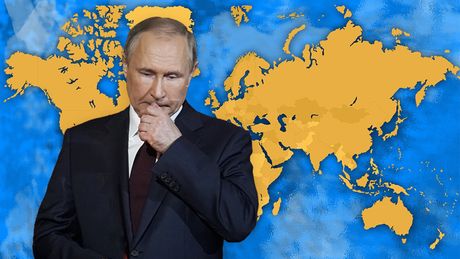 Vladimir Putin mapa sveta
