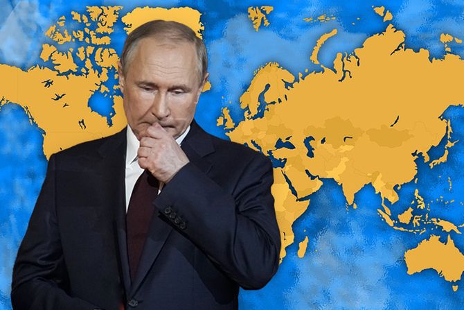 Vladimir Putin mapa sveta Vladimir Putin mapa sveta