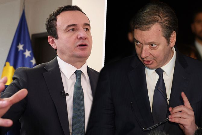 Albin Aljbin Kurti i Aleksandar Vučić Albin Aljbin Kurti i Aleksandar Vučić