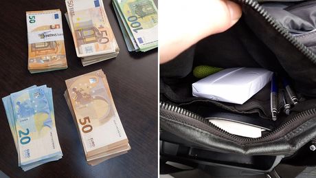 Kosovo Vrbnica 30000 neprijavljenih evra evro novac zaplena