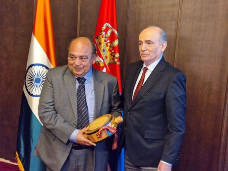 PUPS, Milan Krkobabić, ambasador Indije u Srbiji