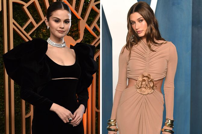 Selena Gomez i Hejli Biber Selena Gomez i Hejli Biber