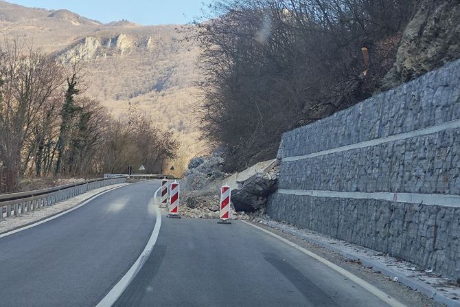 Odron na putu Prijepolje - Brodarevo