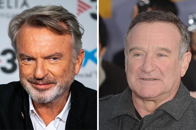 Sam Neill i Robin Williams