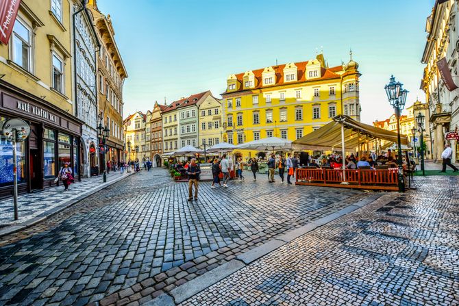 Prag, panorama, centar grada Češka