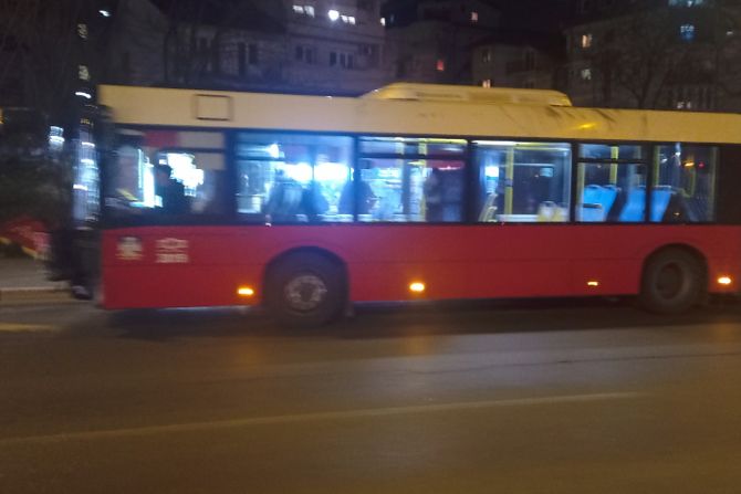 Autobus, bele vode saobraćajna nesreća sudar noć