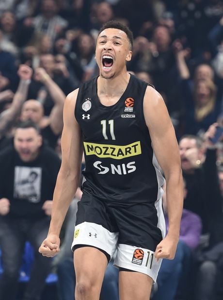 Dante Eksum, Dante Egzum, KK Partizan, KK Barselona, Evroliga Dante Eksum, Dante Egzum, KK Partizan, KK Barselona, Evroliga