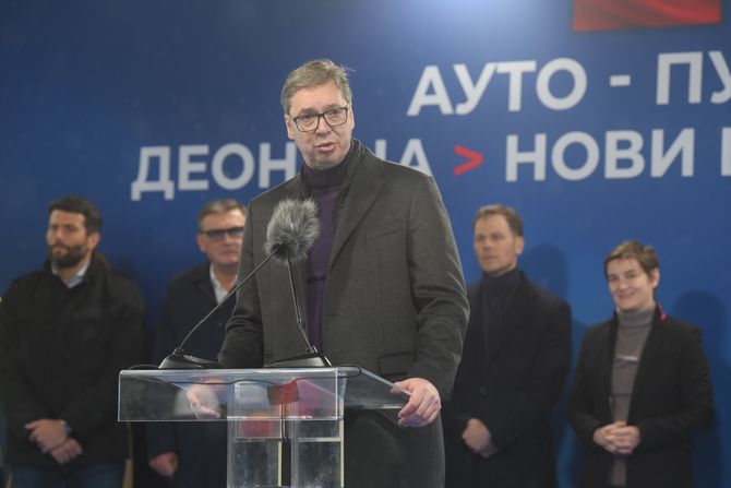 Beograd Aleksandar Vučić deonica otvorena auto-puta Miloš Veliki od Novog Beograda do Surčina