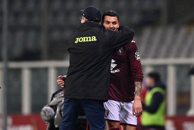 Nemanja Radonjić, Ivan Jurić, FK Torino Nemanja Radonjić, Ivan Jurić, FK Torino