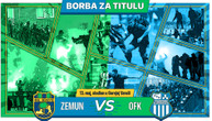 Zemun - OFK Beograd: Gosti vode golom Kaluđerovića, OFK zaradio crveni karton!