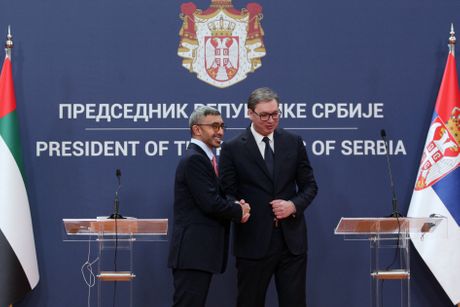 Aleksandar Vučić, Abdul bin Zajed al Nahjan, Ujedinjeni Arapski Emirati,