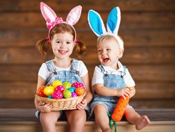 Deca, Vaskrs, Uskrs, Deca i Vaskrs, deca i Uskrs, farbana jaja