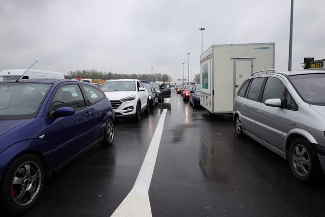 Granični prelaz Horgoš, gužva granica