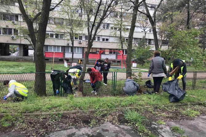 deseta gimnazija, akcija čišćenja