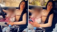 Tamara Đurić razgnevila mreže neodgovornim ponašanjem: Dete u krilu, ruka na volanu i poziranje za Instagram