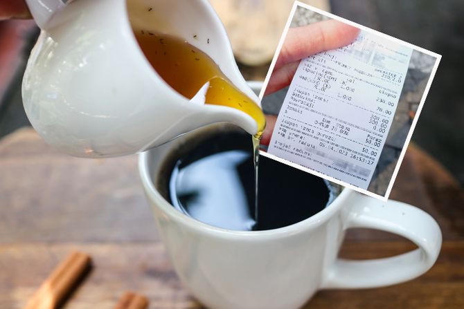 Crna kafa i med kafić račun Crna kafa i med kafić račun