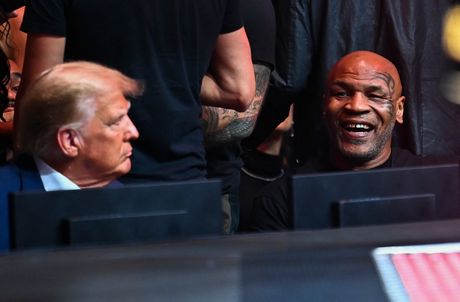 Donald Trump Tramp i  Mike Tyson Majk Tajson