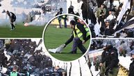 Hronologija haosa u fotografijama: Prekidi, brutalna tuča navijača i policije, hapšenje Grobara...