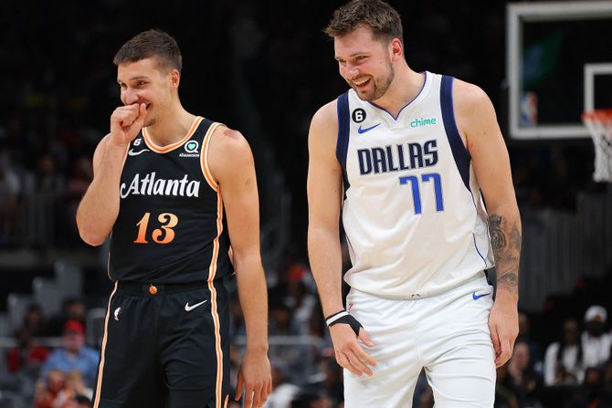 Bogdan Bogdanović, Luka Dončić Bogdan Bogdanović, Luka Dončić