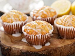 Mafini od limuna, sa semenkama