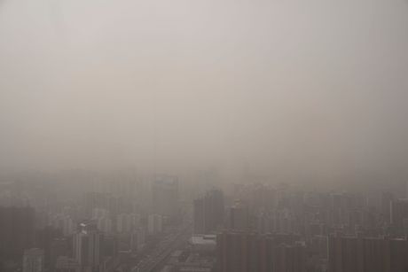 Peščana oluja Peking Kina