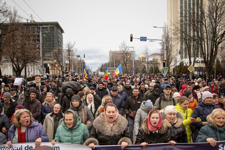 Moldavija protest