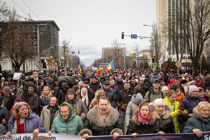 Moldavija protest