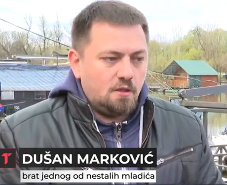 Dušan Marković, brat nestalog u Dunavu