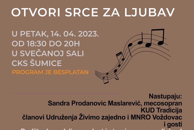 otvori srce za ljubav, humanitarni koncert