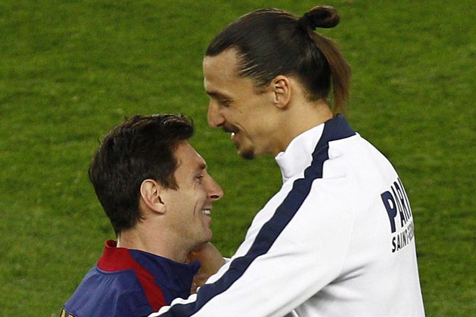 Zlatan Ibrahimović, Lionel Mesi Zlatan Ibrahimović, Lionel Mesi
