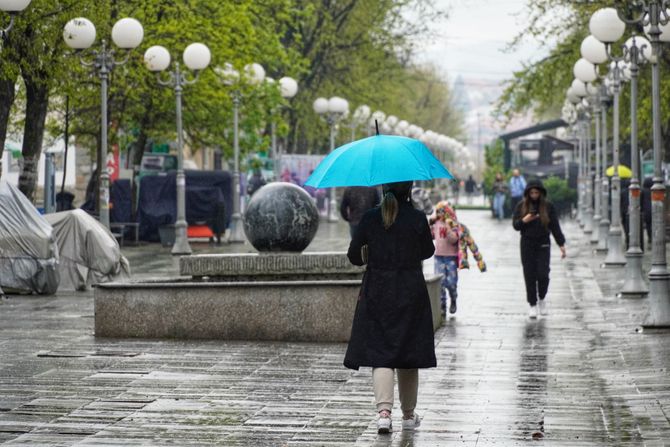 Beograd, vremenska prognoza kiša pljuskovi