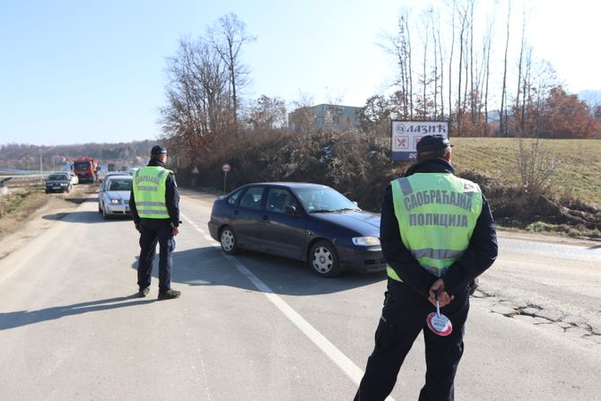 Užice, kontrola saobraćaja