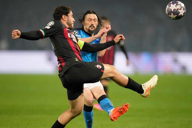 Fudbal Četvrtfinale Liga šampiona Milan Napoli