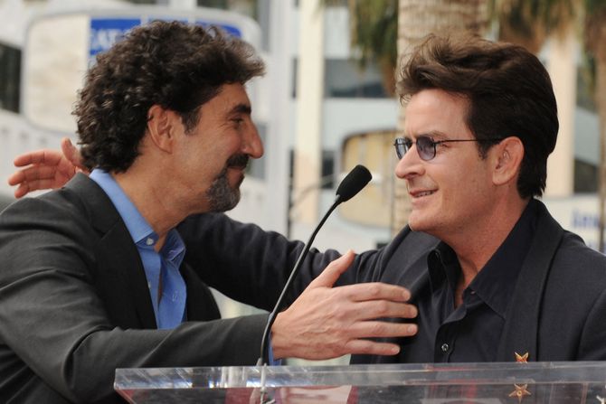 Charlie Sheen,  Chuck Lorre