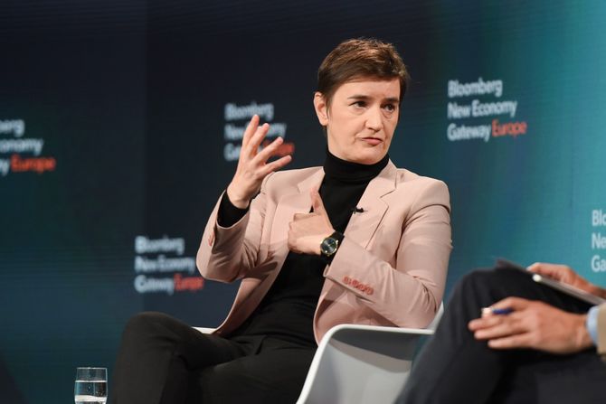 Ana Brnabić Blumberg Bloomberg New Economy Gateway Europe